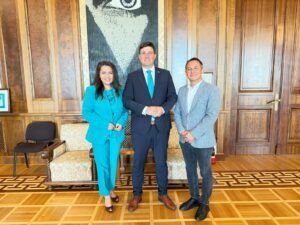 Întâlnire de lucru PADIR la Camera Deputaților — Corina Munteanu și Olimpiu Galani cu deputatul Alexandru-Paul Dimitriu, 8 septembrie 2026